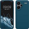 kwmobile Cover per Xiaomi Redmi Note 13 Pro+ 5G / Redmi Note 13 Pro Plus 5G Custodia - Back Case per Smartphone in Silicone TPU - Protezione Gommata - petrolio matt