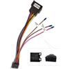Hikity 16 Pin ISO Adattatore Cablaggio per Autoradio Android Universale ISO Standard Spina per Auto Radio Adattatore Connettore con Volante