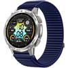 GIOPUEY Cinturini Compatibile con KOSPET Tank T4C, Nylon Traspirante Sport Loop Cinturino in Morbido Nylon Intrecciato Strap Band - Darkblue