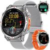 TAOPON Orologio Smartwatch Uomo con GPS Sport: 1.7 AMOLED Orologi Intelligenti con GPT Effettua Risposta Chiamate 107 Modalità Sportive 3 ATM Pressione Sanguigna Frequenza Cardiaca Compatibile Android iOS