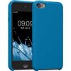 kwmobile Back-cover compatibile con Apple iPod Touch 6G / 7G (6a e 7a generazione) Back Cover Soft Case gommata in morbido silicone TPU - blu indaco