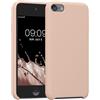 kwmobile Back-cover compatibile con Apple iPod Touch 6G / 7G (6a e 7a generazione) Back Cover Soft Case gommata in morbido silicone TPU - coconut swirl