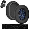 Erioscar 1 Paio Cuscinetti Auricolari e 1 Fascia di Ricambio per SteelSeries Arctis 7/7+/7P/7P+/7X/7X+/9/9X/Pro/Prime Wireless Gaming Cuffie con Schiuma di Isolamento acustico Sostituzione (Nero+Blu)