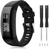 TOPsic Vivosmart HR Cinturino, Accessori Regolabile Silicone Morbido di Ricambio per Orologio Cinturino per Orologio Progettato per Vivosmart HR