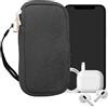 kwmobile Custodia in Neoprene con Zip per Smartphone M - 5,5 - Astuccio Portacellulare a Sacchetto con Cerniera - Borsa in grigio