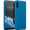 kwmobile Custodia Compatibile con Samsung Galaxy A30s Cover - Back Case per Smartphone in Silicone TPU - Protezione Gommata - blu indaco