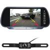 Auto Wayfeng WF® Sistema di retromarcia di parcheggio per telecamera di backup e monitor retrovisore, display LCD da 7 '' impermeabile per visione notturna