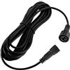 DULEE 10M(32.8 Feet) 2 Pin IP65 Impermeabile Cavo di Prolunga per Faretti Solari, Luci da Giardino, Strisce LED