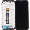 Generico DISPLAY CON FRAME PER MOTOROLA MOTO G20 XT2128 LCD TOUCH SCREEN VETRO NERO