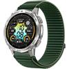GIOPUEY Cinturini Compatibile con KOSPET Tank T4C, Nylon Traspirante Sport Loop Cinturino in Morbido Nylon Intrecciato Strap Band - Darkgreen