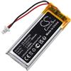 akku-net Batteria per cuffie Sena SRL2 SHOEI Neotec II, 3,7 V, Li-Polymer