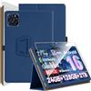 zZjoOoj Cover Per DOOGEE G6 Tablet 11 Pollici Tablet con 1 Pezzi Pellicola Vetro Temperat (non adatta per TAB G6+), Ultra Sottile,Custodia in Pelle PU Premium con Funzione Leggio Verticale,Blu scuro