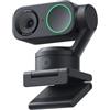Insta360 Link 2 Standard Bundle - Webcam 4K per PC/Mac, sensore 1/2, monitoraggio IA, HDR, microfono AI senza rumore, controllo gestuale per streaming e videochiamate, compatibile