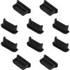 SHANFEILU Silicone Mini HDMI Porta Spina Tappo Anti Polvere Tappo Protezione Umidità per Computer TV Stampante Presa Digitale Nero 20pcs