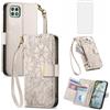 Asuwish Custodia per telefono per Samsung Galaxy A22 5G Cover a portafoglio con pellicola protettiva in vetro temperato e slot per carte di credito supporto cerniera accessori per celle cinturino da