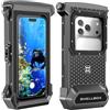 Zorrliy ShellBox - Custodia impermeabile subacquea, 30 m, impermeabile, impermeabile, per iPhone 17 Pro 17 Air 17 Pro Max 16e 15 16 Pro 14 15 16 Pro Max 14 Plus