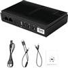 Durashmall 10400mAh UPS Backup Alimentazione per Router Modem e Sistemi di Sicurezza con 9V 12V 15V 24V DC Uscita Portatile Uninterruptible Battery during Outages (EU)