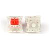 YMDK Gateron Silent MX Switch - Custodia trasparente a 5 poli, per tastiera meccanica, compatibile con Cherry MX