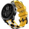 MYSNBKN Cinturino per Garmin Fenix7/Fenix 6/Fenix 6 Pro/Fenix 5/Fenix 5 Plus/Forerunner 935/945, 22mm Cinturino di Ricambio in Silicone, Braccialetto Quick-Fit