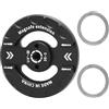 LOMUG Staffa a treppiede magnetico, compatibile con la serie iPhone 16, 15, 14, 13, 12 Pro Max Plus, staffa per treppiede con thread da 1/4 pollice di scarpa fredda per registrazioni video