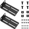 LT Easiyl 2PCS 88mm Orecchie Rack Montaggio Distanza Del Foro Regolabile 29-40mm per 19 Switch Compatibile con HP Switch con Vite