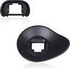 JJC Oculare per fotocamera Sony Alpha A7III, A7II, A7, A7RIV, A7R, A7RII, A7RIII, A7S, A7SII, A9, A9II, A99II, A58, in morbido silicone, ricambio per Sony FDA-EP18, FDA-EP16, confezione da 2