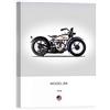 DìMò ART Quadro Stampa su Tela con Telaio in Legno Rogan Mark Harley Davidson Model BA 1928 Misura 40x30 CM