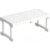 AYGCI Mensola Estensibile per Armadio, Cucina Organizer Salvaspazio Divisori per Scaffali Acciaio Inossidabile Telescopico Armadi Separatori per Bagno Cucina (24cm di Larghezza, Lunghezza 47-68cm)