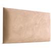 Muralo Pannelli Imbottiti per Pareti in Magic Velvet 50x30 cm - Cuscino da Parete Decorativo, Design Moderno e di Lusso per Camera da Letto e Soggiorno - Beige
