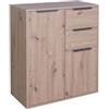 Composad | Mobile Contenitore Multiuso della Linea ESPRESSO, con 2 Ante e 2 Cassetti, Comò, Armadietto Ufficio, Archivio, (LxAxP) 72x88x35 cm, Colore Rovere Oak Mielato, Made in Italy