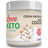 Love Keto Crema Proteica Gusto Cocco 200 Grammi Kit 2 Pezzi