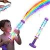 GLSAYZU Set di 2 Pistola ad acqua a LED arcobaleno luminosa - pistole ad acqua per bambini, effetto fuoco d'arte magico, giocattolo irrigatore creativo per piscina e giochi per spiaggia e giardino (1PC)