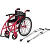 Ipetboom Realistico Mini Sedia a Rotelle, Stampelle, Set di Accessori per Casa Delle Bambole in Miniatura, Sedia Decorativa per Playset, Rosy