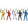 Power Rangers, Lightning Collection, Confezione da 5 Action Figure degli Alien Rangers di Aquitar, 15 cm