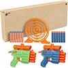 Nerf Elite 2.0 - Set Face Off Target, include 2 blaster lancia-dardi in gommapiuma, bersaglio e 12 dardi Nerf Elite