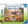 Ravensburger - Puzzle La savana africana, 100 Pezzi XXL - Puzzle Bambini 6 Anni, Giochi Educativi e Divertenti, Idee Regalo