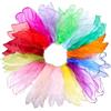 PORFOYO 30 panni da giocoliere, da ballo, in chiffon, colorati, per giocoliere, da ballo, da ginnastica, per feste, 60 cm