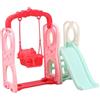 Jorzer Altalena per bambole con scivolo Accessori realistici per casa delle bambole divertenti Fai da te in miniatura per Altalena Giocattolo Accessori