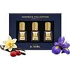 Maison El Nabil - Cofanetto Scoperta Profumi Roll-On Donna 3x5 ml (Halima, Musc Gold, Musc Bella) - Gourmand, Floreale & Orientale - Estratto di Profumo Senza Alcol - Orientale Dubai - Idea Regalo