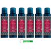 Beni Culinari Tesori d'Oriente Deodorante Spray Profumo per uomo, 6 x 150 ml, Deodorante Spray Deodorante con Ebano & Ginseng + Portachiavi Beni Culinari