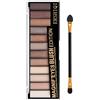 BUTBU Ombretti, Professional Makeup Palette Ombretti Ad Alta Pigmentazione, 12 Colori Neutri Sfumabili, con Finish Matte, Shimmer e Glitterati per Look Soft Glam, Ombretti Occhi Nude