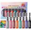 Domality 8 Colori Tinta Temporanea per Capelli per Ragazze e Donne, Mascara per Capelli Lavabile, Gessetto per Capelli per Compleanno, Cosplay, Fai-da-te, Pasqua, Capodanno (B)