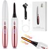 LOPHE Piegaciglia Elettrico, 50°C/65°C/80°C Opzionale, Riscaldamento Rapido Lunga Durata, USB Ricaricabile, per Neofiti e Make-up Artist(I)