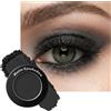 Jutqut Ombretto nero opaco, Single Eyeshadow, Black Eye Shadow, #16