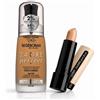Deborah 24 Ore Perfect Fondotinta 05 Amber 30ml + Correttore Stick 04 - Tenuta e Comfort Tutto il Giorno SPF 10