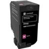 Lexmark 74C20M0 cartuccia toner 1 pz Originale Magenta [74C20M0]