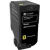 Lexmark 74C20Y0 cartuccia toner 1 pz Originale Giallo [74C20Y0]