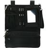 LeeQinersw Golf Storage Portaoggetti Borsa Organizer Accessorio Mazze Scomparti Multipli Flessibile E Pieghevole per Giocatori di Golf Trasporto su Carrelli Viaggi Sportivi Attività Ricreative, Nero