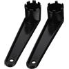 Mikikit Chiave per Valvole Aria Kayak in TPU Resistente all'Usura, Facile da Installare, 2 Pezzi Nero per Barche Gonfiabili, Canoe e Pesca