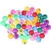 Housoutil 50 Pezzi Palline Numerate da Ping Pong Colorate in Pp per Giochi e Lotterie Feste con Numeri Stampati Mix Colori Colore Casuale